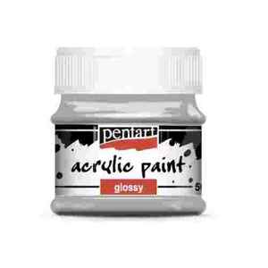 Akrilfesték fényes 50ml Pentart szürke 7377