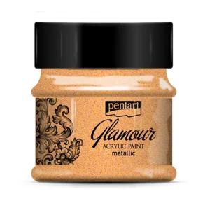 Akrilfesték Glamour metál 50ml Pentart - vörös arany