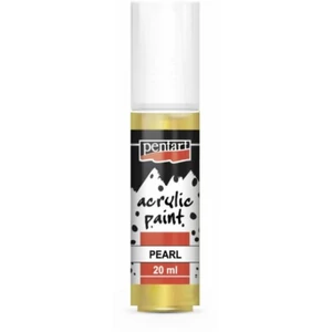 Akrilfesték gyöngyház 20ml Pentart sárga