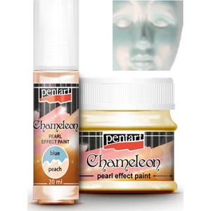 Akrilfesték gyöngyház 50ml Pentart Chameleon kék-barack