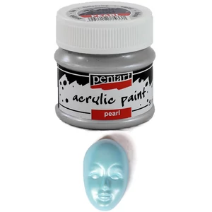 Akrilfesték gyöngyház 50ml Pentart kék 7438