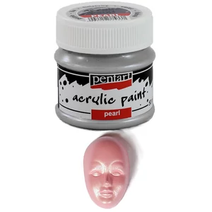 Akrilfesték gyöngyház 50ml Pentart rózsaszín 7434