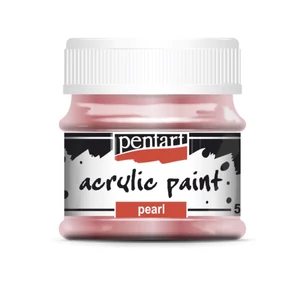 Akrilfesték gyöngyház 50ml Pentart rózsaszín 7434