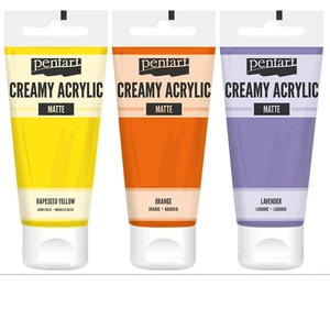 Akrilfesték krémes Pentart matt 60ml fehér