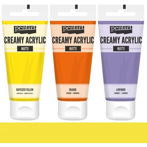 Akrilfesték krémes Pentart matt 60ml repcesárga