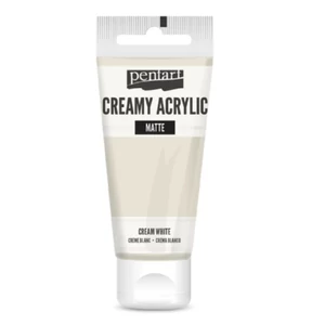 Akrilfesték krémes Pentart matt 60ml krémfehér