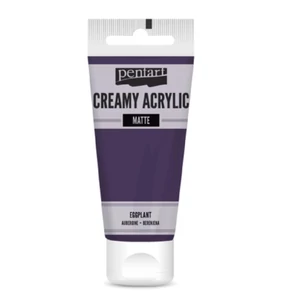 Akrilfesték krémes Pentart matt 60ml padlizsán