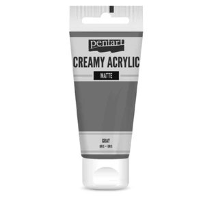 Akrilfesték krémes Pentart matt 60ml szürke