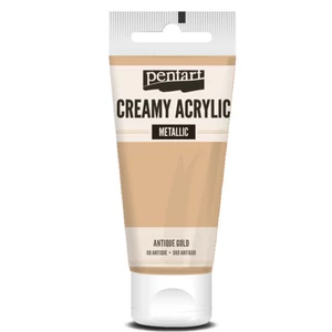 Akrilfesték krémes Pentart metál 60ml antik arany