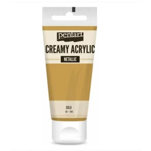 Akrilfesték krémes Pentart metál 60ml arany