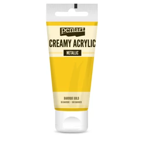 Akrilfesték krémes Pentart metál 60ml barokk arany