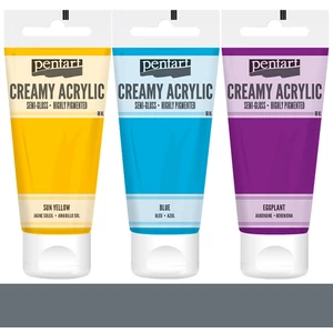 Akrilfesték krémes Pentart selyemfényű 60ml - szürke