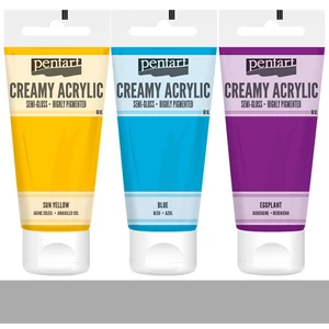 Akrilfesték krémes Pentart selyemfényű 60ml - világosszürke