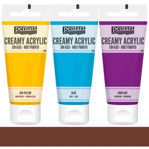 Akrilfesték krémes Pentart selyemfényű 60ml vörösagyag