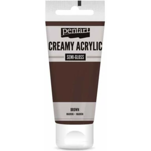 Akrilfesték krémes Pentart selyemfényű 60ml - barna