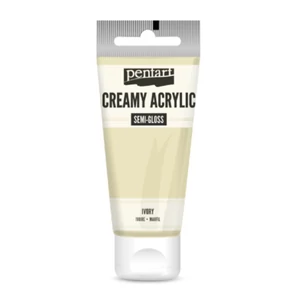 Akrilfesték krémes Pentart selyemfényű 60ml - elefántcsont
