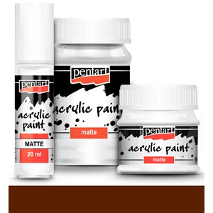 Akrilfesték matt 100ml Pentart sötétbarna 5141