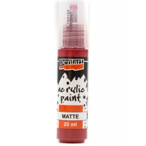 Akrilfesték matt 20ml kármin Pentart