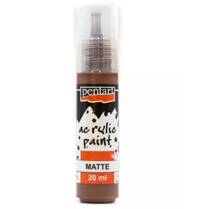 Akrilfesték matt 20ml Pentart barna 6424