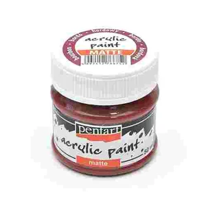 Akrilfesték matt 50ml Pentart bordó 6675