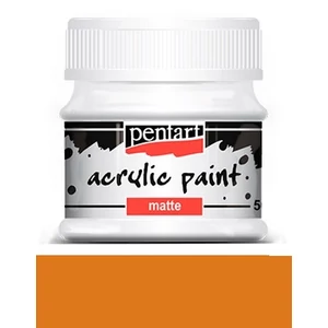 Akrilfesték matt 50ml Pentart sárgásvörös agyag