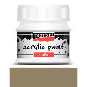 Akrilfesték matt 50ml Pentart sólyombarna 7055