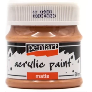 Akrilfesték matt 50ml vörösbarna agyag Pentart 6694