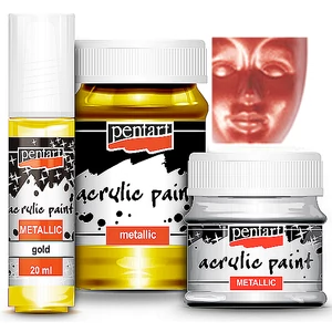Akrilfesték metál 100ml Pentart - bronz