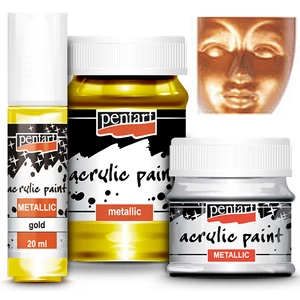 Akrilfesték metál 100ml Pentart antik arany