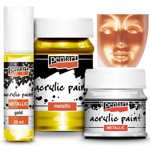 Akrilfesték metál 100ml Pentart antik réz