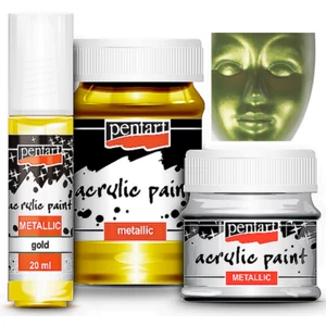 Akrilfesték metál 100ml Pentart zöld