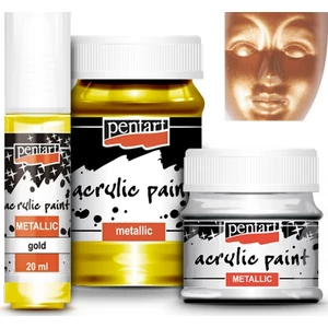 Akrilfesték metál 230ml Pentart antik arany