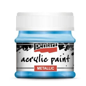 Akrilfesték metál 50ml Pentart kék
