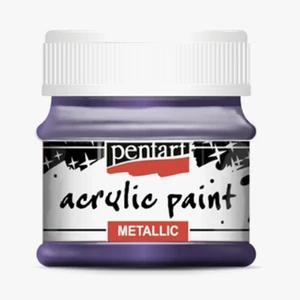 Akrilfesték metál 50ml Pentart lila 7412