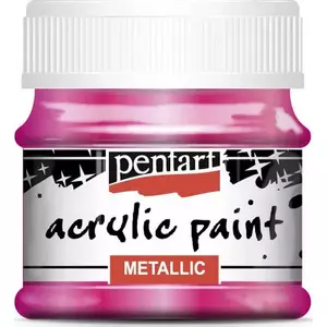 Akrilfesték metál 50ml Pentart magenta