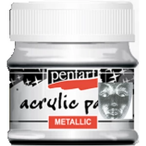 Akrilfesték metál 50ml Pentart ólom