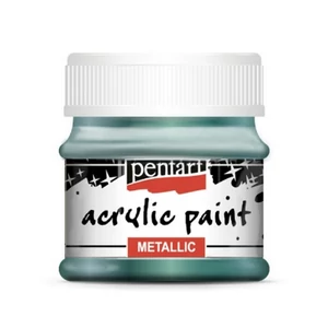 Akrilfesték metál 50ml Pentart zöldeskék