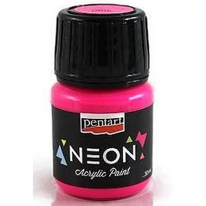 Akrilfesték neon színű 30ml Pentart Neon pink 6132