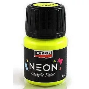 Akrilfesték neon színű 30ml Pentart Neon sárga 6130