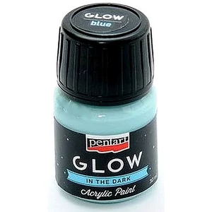 Akrilfesték sötétben világító Pentart Glow 30ml kék 6144