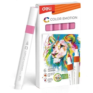 Akrilmarker /25 Pink Deli 3,0mm-es kerek hegy