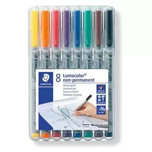 Alkoholmentes marker készlet OHP, 0,6 mm, STAEDTLER Lumocolor 316 8 különböző szín