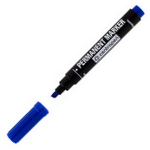 Alkoholos marker Centropen 8576/kék vágott végű alkoholos filc