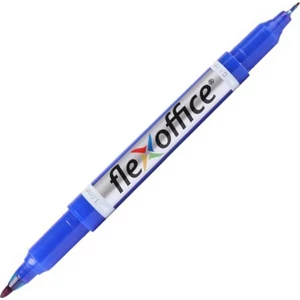 Alkoholos marker Flexoffice PM01' 0,4-1,0mm kúpos kétvégű kék Írószerek FLEXOFFICE FO-PM01BLUE