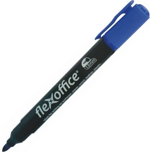 Alkoholos marker Flexoffice PM03' 1,5mm kúpos hegyű kék Írószerek FLEXOFFICE FO-PM03BLUE