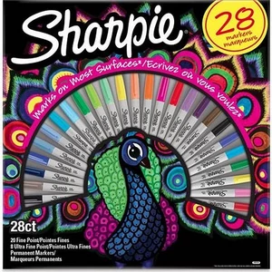 Alkoholos marker Sharpie 28db (Fine + Ultra Fine)