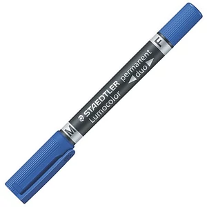 Alkoholos marker Staedtler Lumocolor Duo F/M 0,6/1,5mm kúpos kék Írószerek STAEDTLER 348-3
