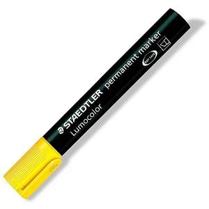 Alkoholos marker Staedtler Lumocolor 350' 2-5mm vágott hegyű sárga Írószerek STAEDTLER 350-1