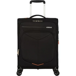 American Tourister kabinbőrönd Summerfunk 55/20 bővíthető bőrönd 124889/1041 fekete, 4 kerekű, textil
