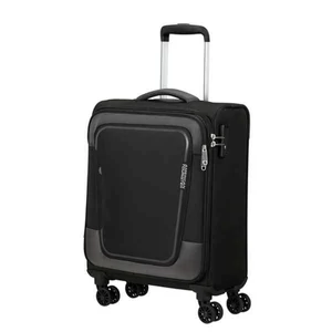 American Tourister kabinbőrönd Pulsonic Spinner 55/20 Exp Tsa 14'6516/423-Asphalt Black
